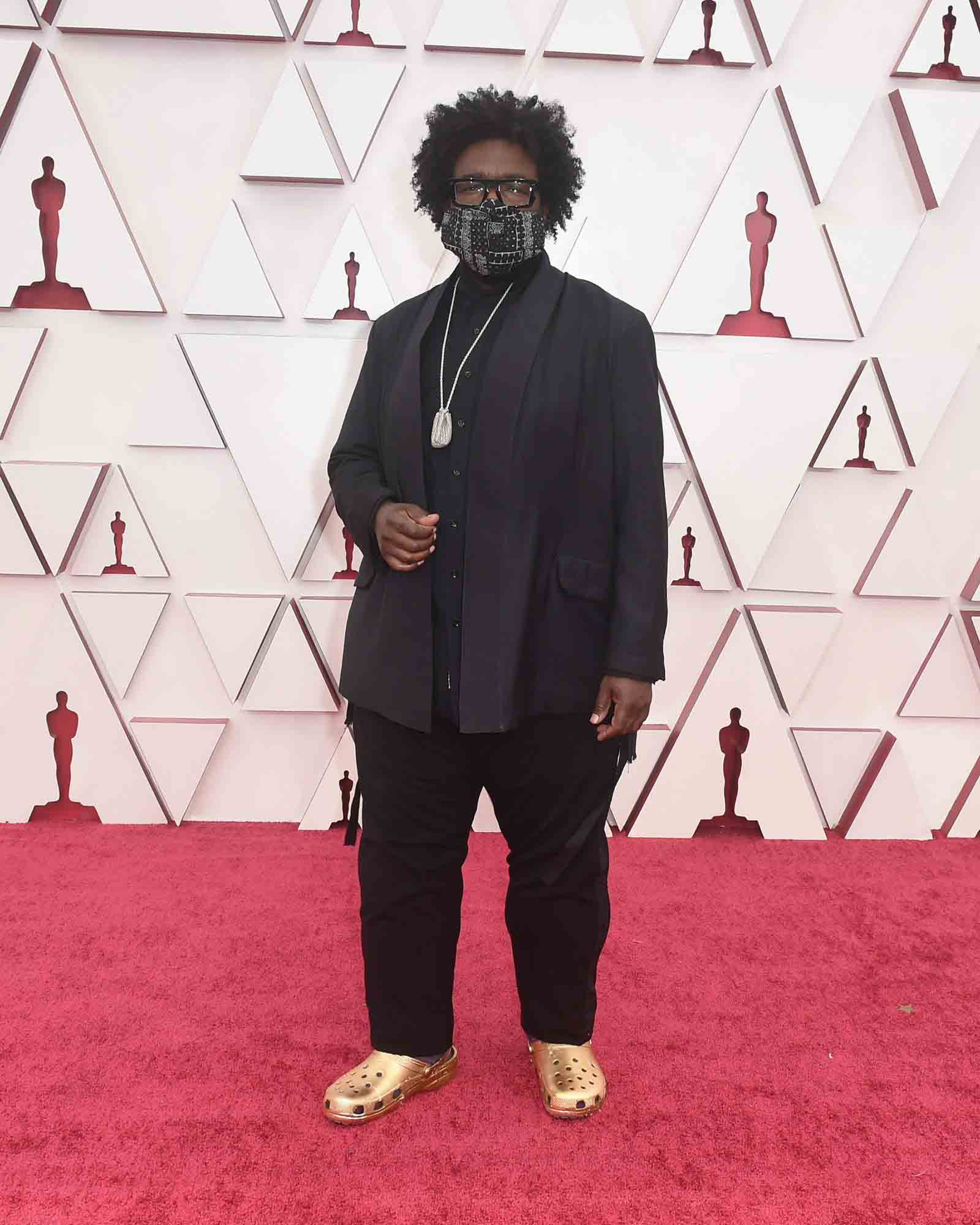 Oscars 2021 red carpet fashion questlove
