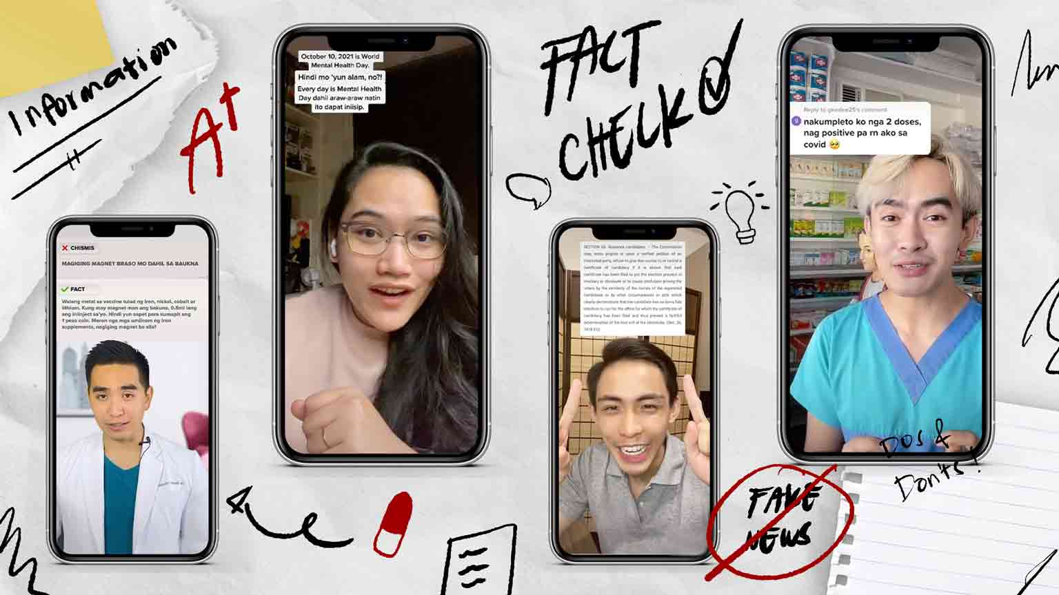 THESE CONTENT CREATORS ARE FIGHTING MISINFORMATION, ONE TIKTOK AT A TIME