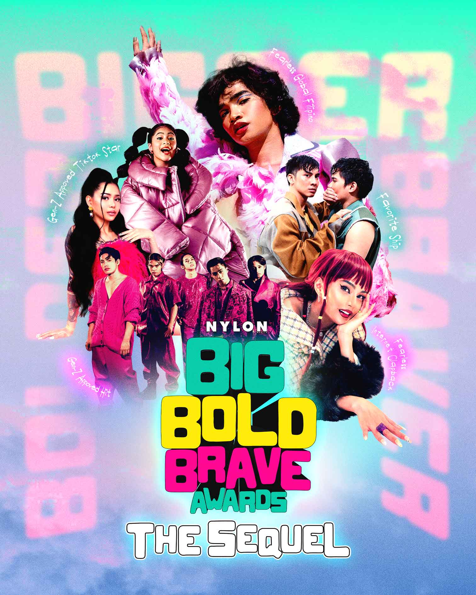 NYLON Manila Big Bold Brave Awards The Sequel - Art By Kenneth Dimaano