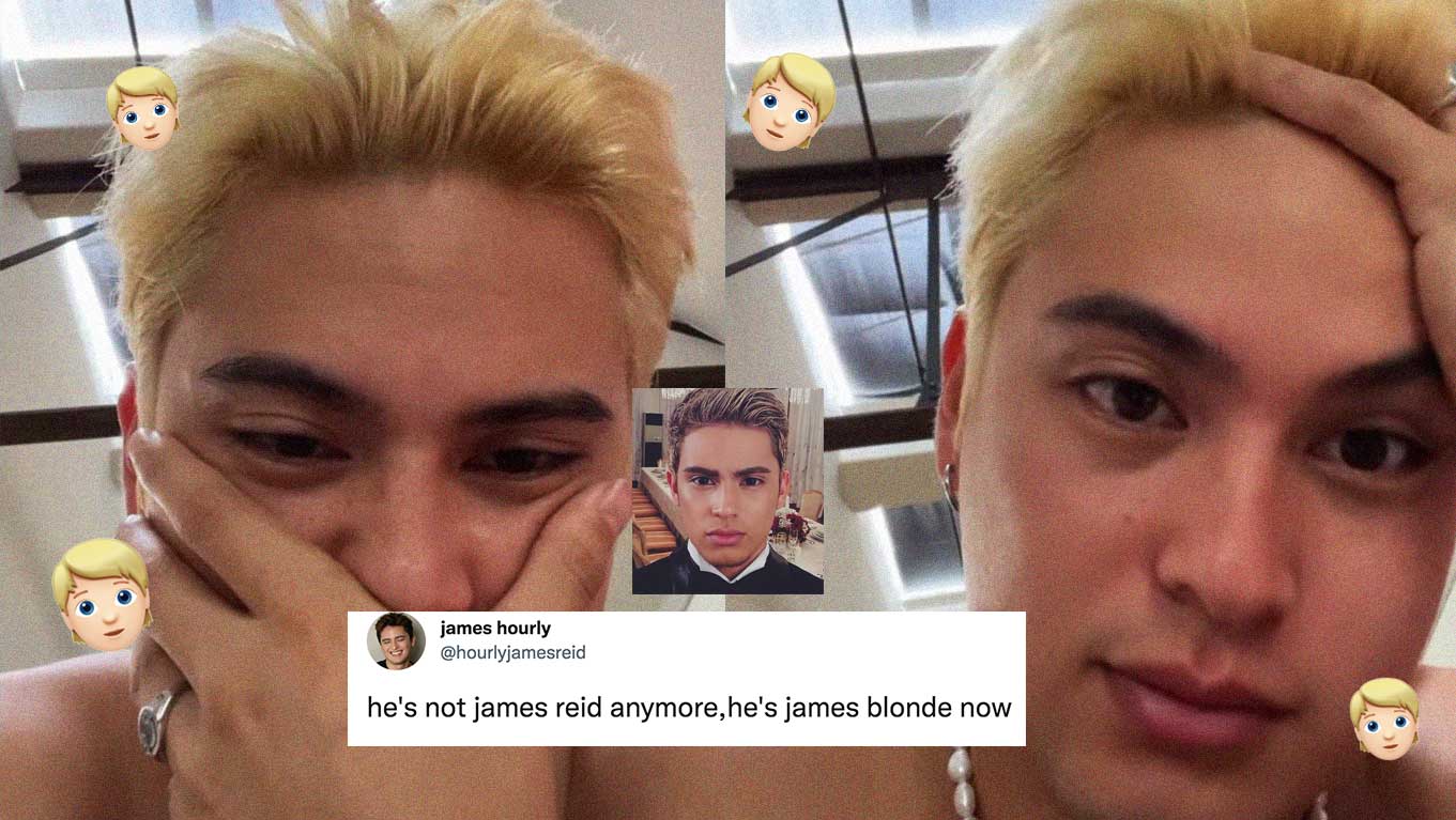 james reid blonde hair