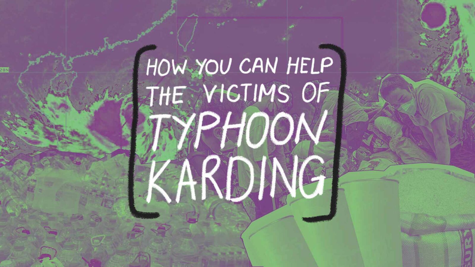 karding typhoon donation