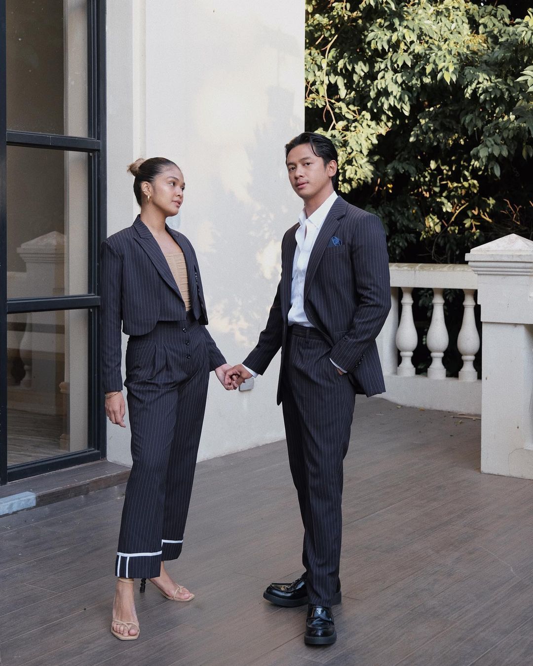 Stylish couple outfit matching david guison angelique manto