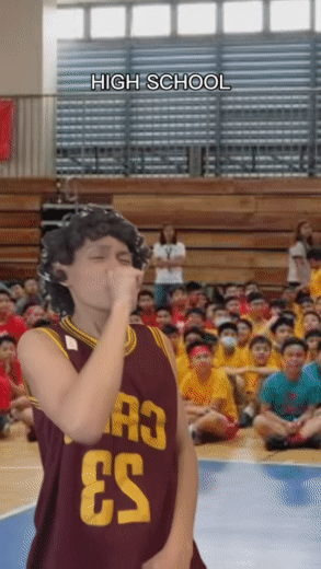 Esnyr as a high school basketball player