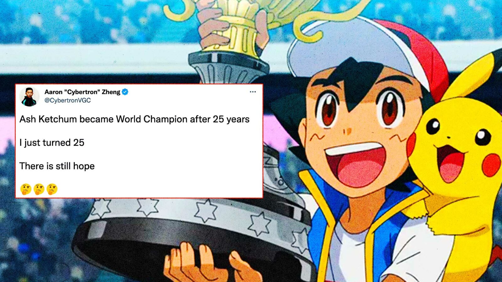 After 25 Years, Pokemon's Ash Ketchum Becomes World Champion