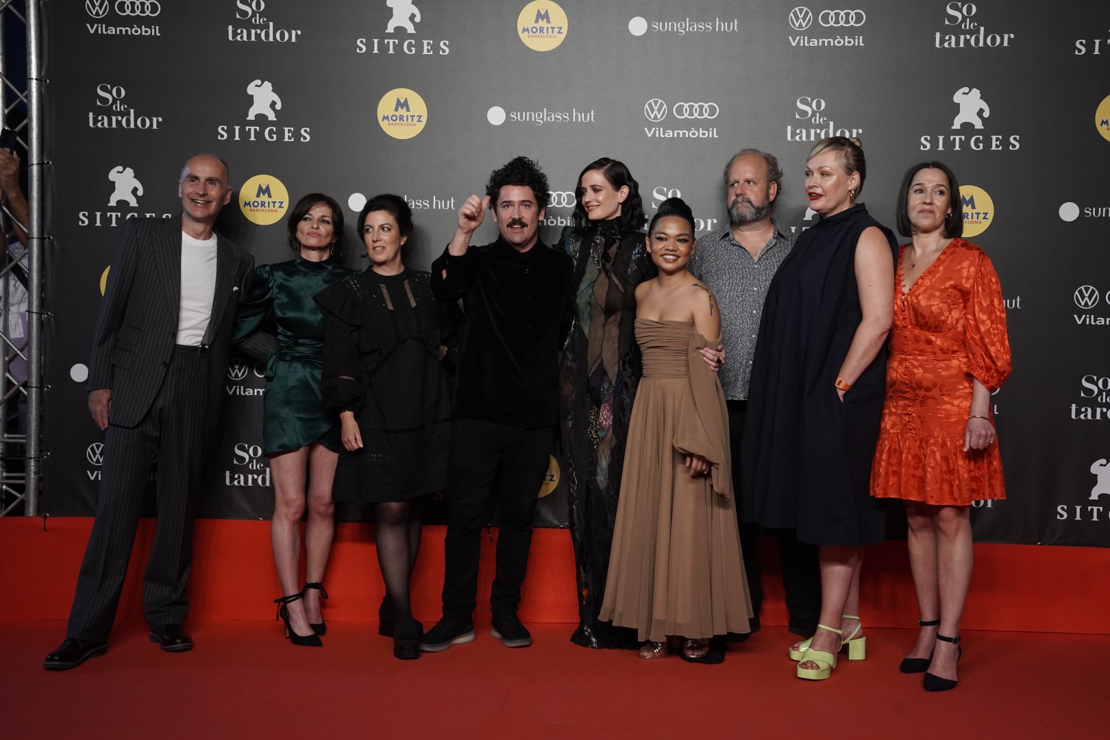 Nocebo cast and crew at the 2021 Sitges Film Festival