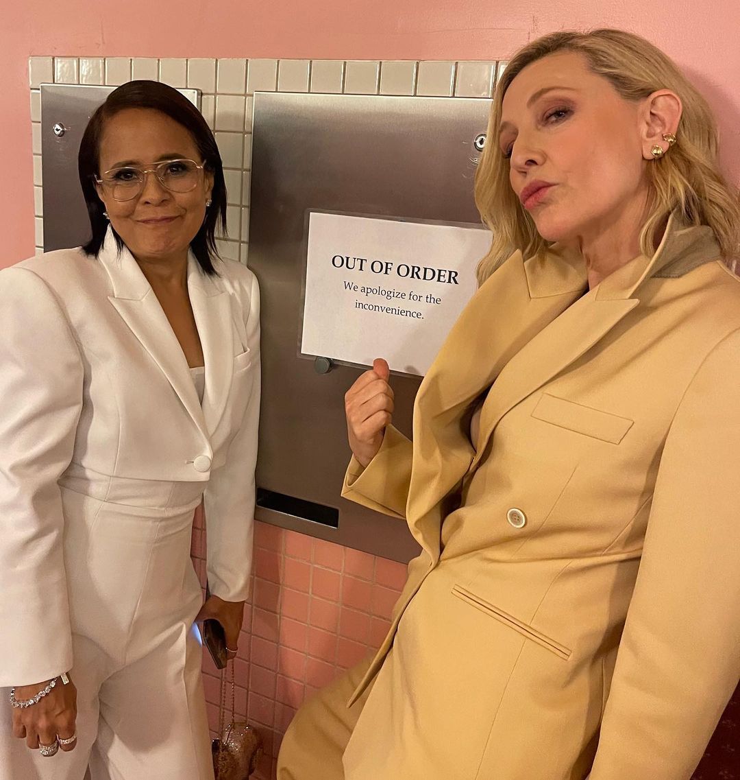 Dolly de Leon with Cate Blanchett