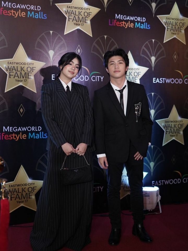 Ranz and Niana at the Eastwood walk of fame ceremony