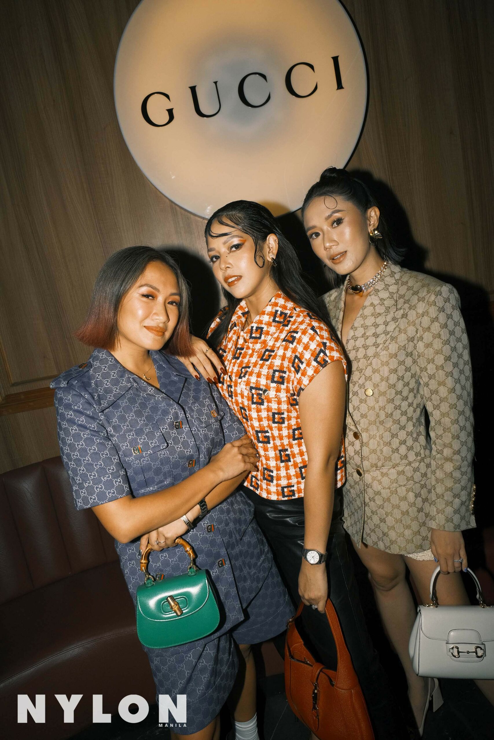 Laureen, Patricia, and Camille at Gucci afterparty