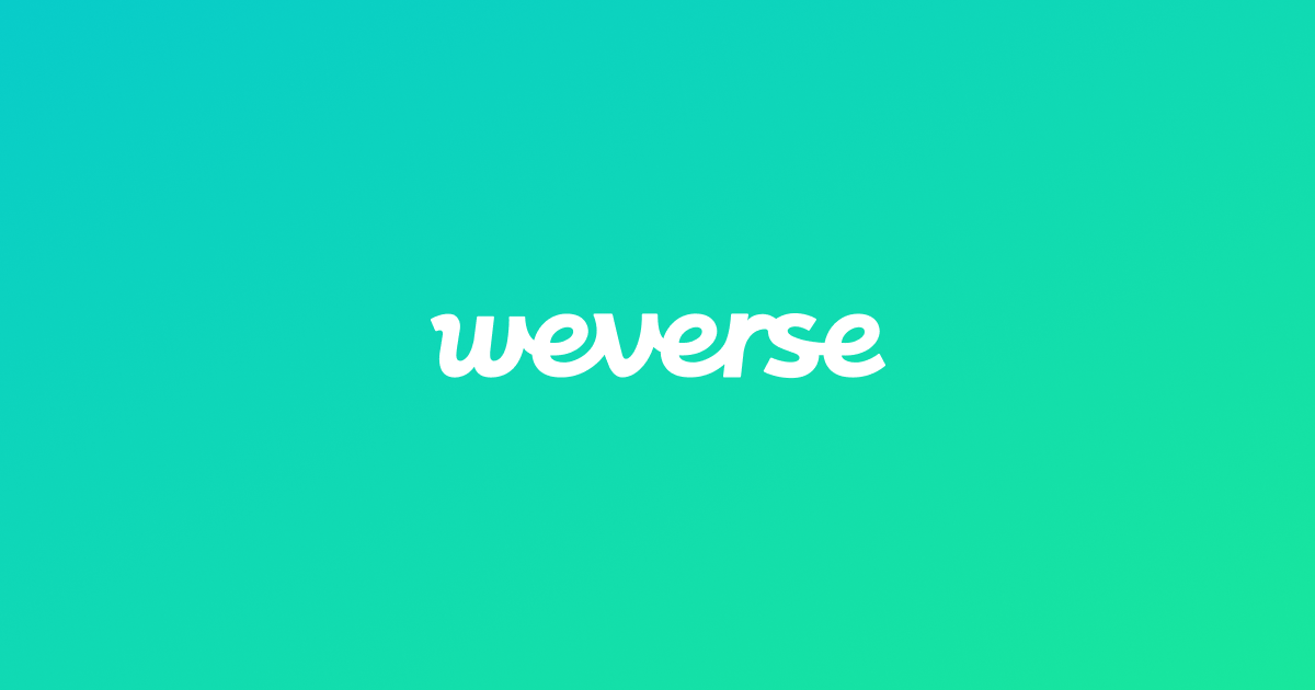 Weverse logo banner