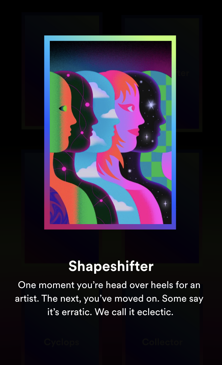 spotify wrapped shapeshifter