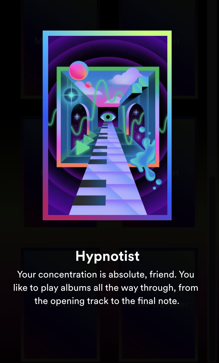 spotify wrapped hypnotist