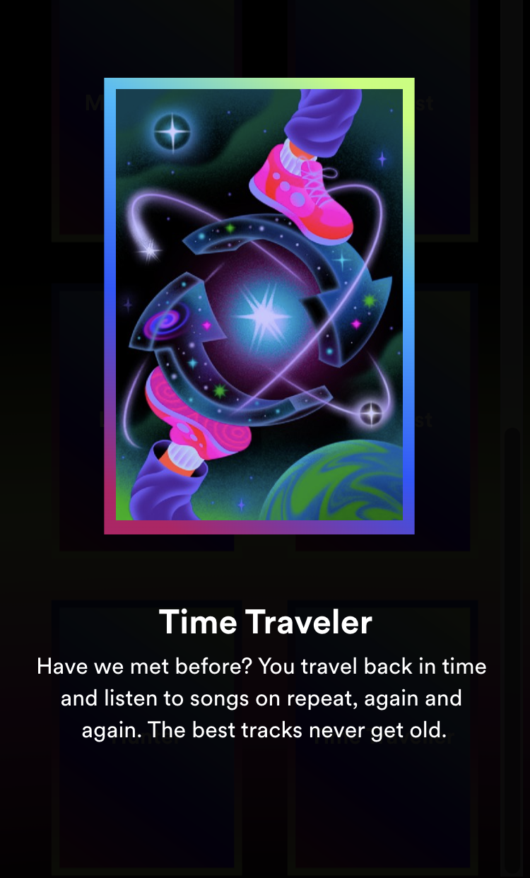 spotify wrapped time traveler