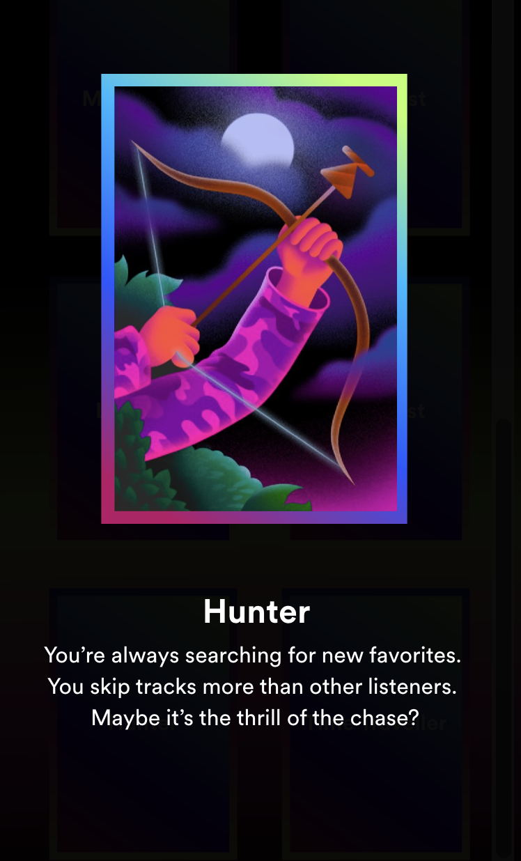 spotify wrapped hunter