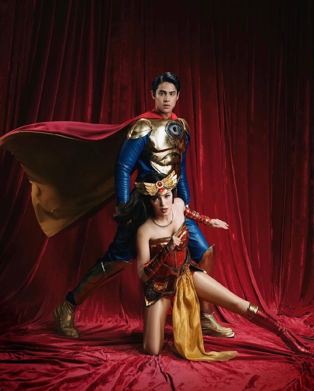 donbelle costume captain barbell and darna