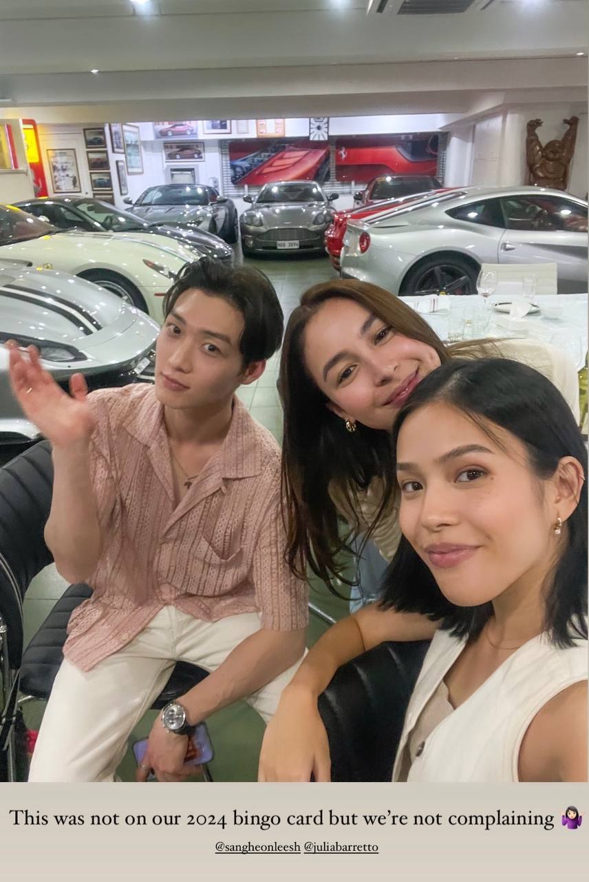 sang heon lee and julia barretto secret project gabby padilla instagram story