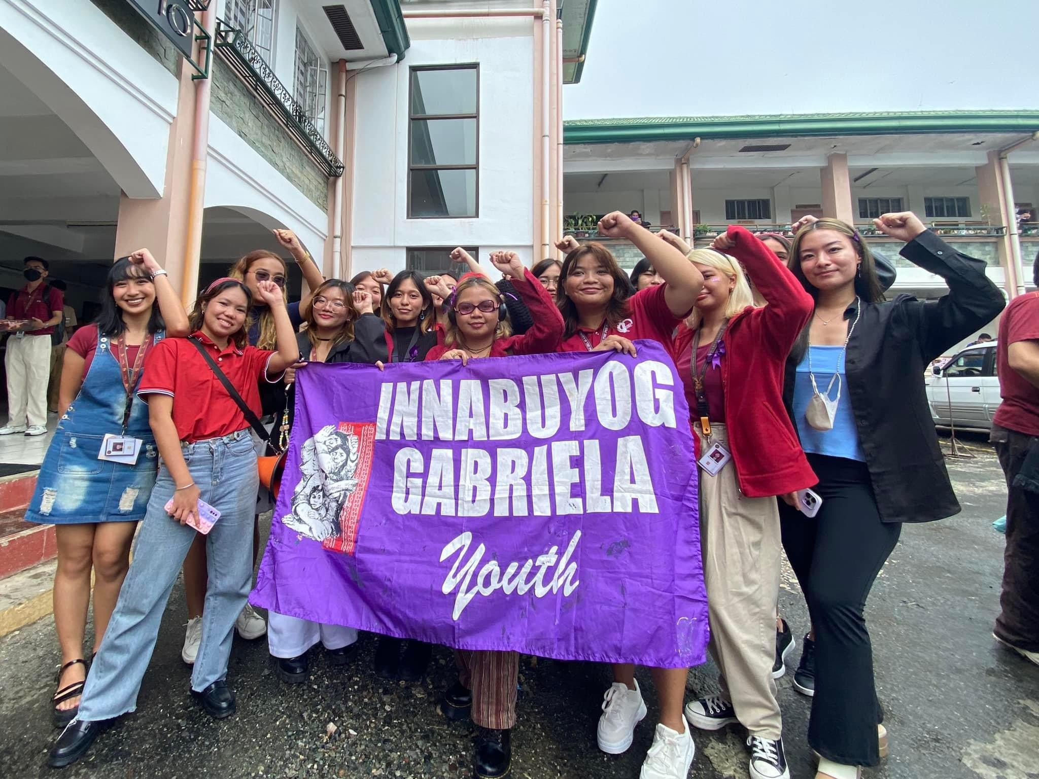 innabuyog-gabriela youth up baguio women's rights youth organization