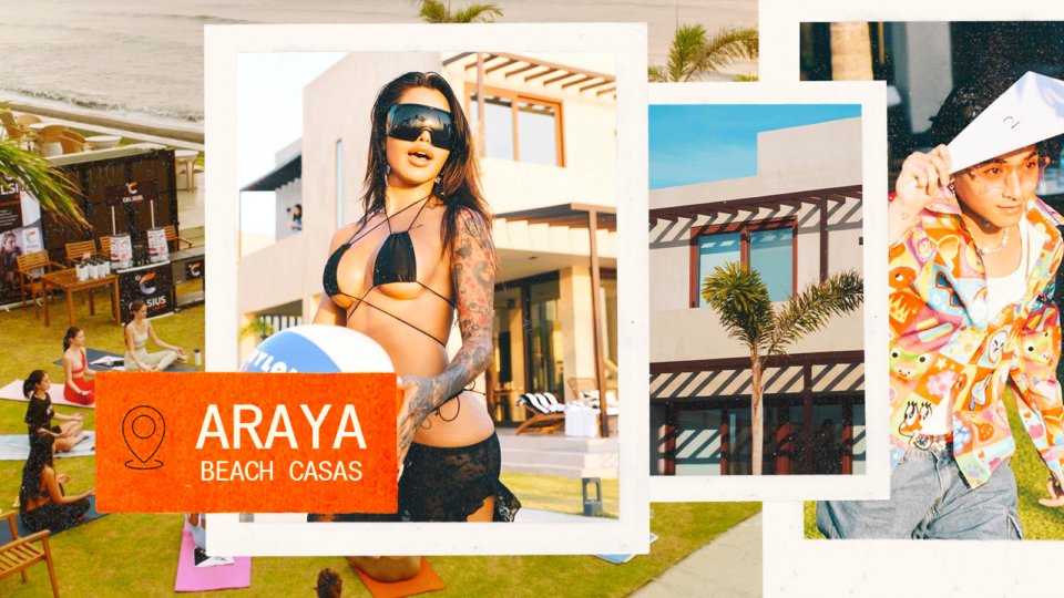 araya beach casas