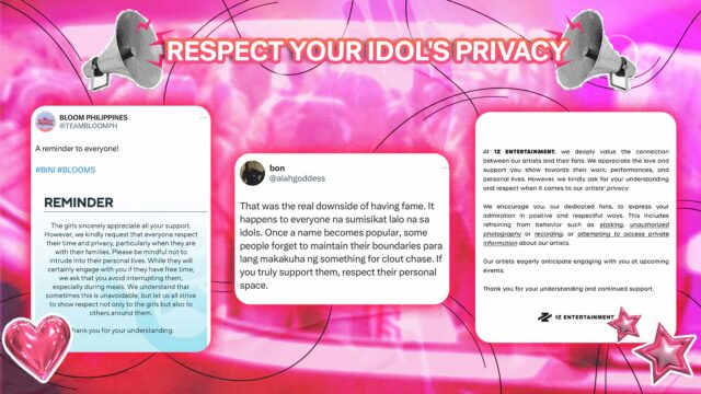 respect your idols idol's privacy personal time and space fandom fan parasocial relationships