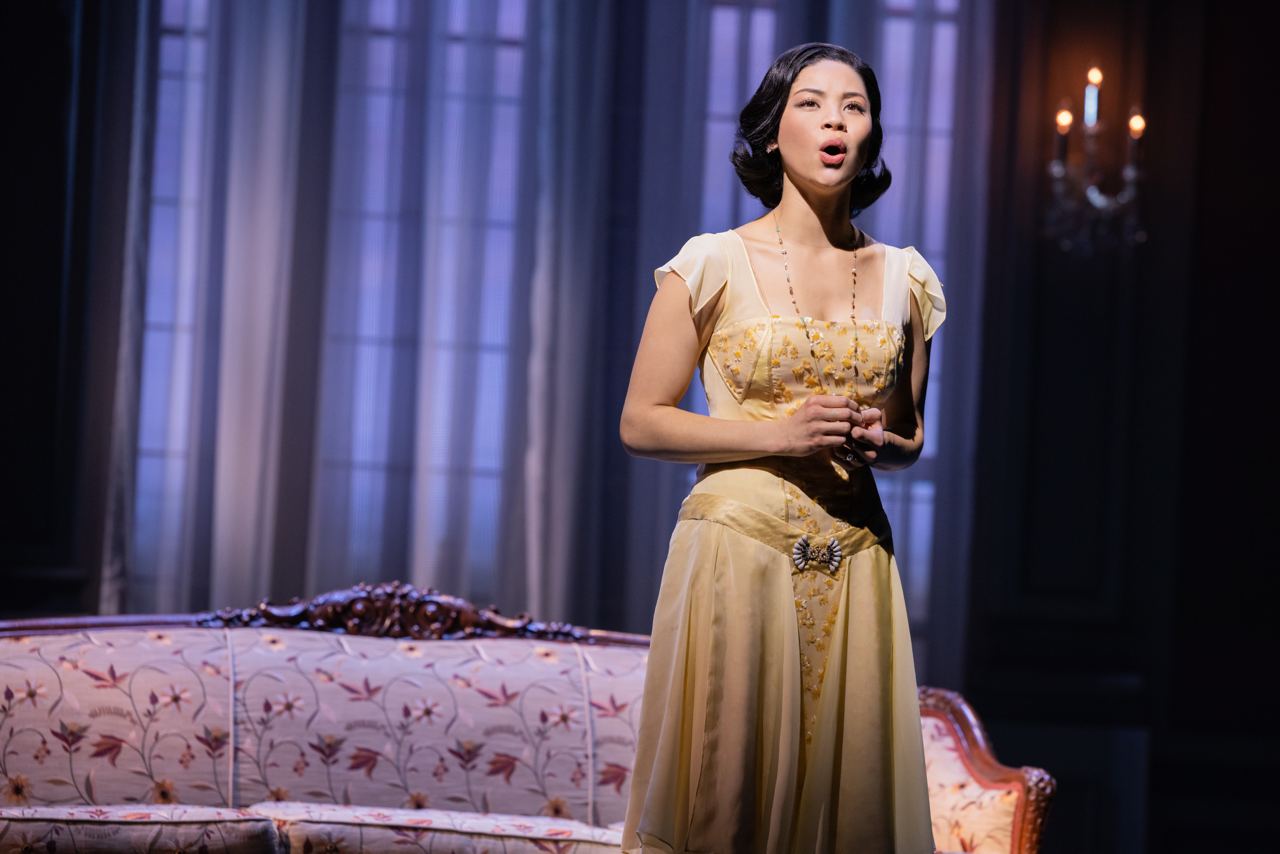 Eva Noblezada as Daisy Buchanan on The Great Gatsby on Broadway mental health musical theater musical actress singer