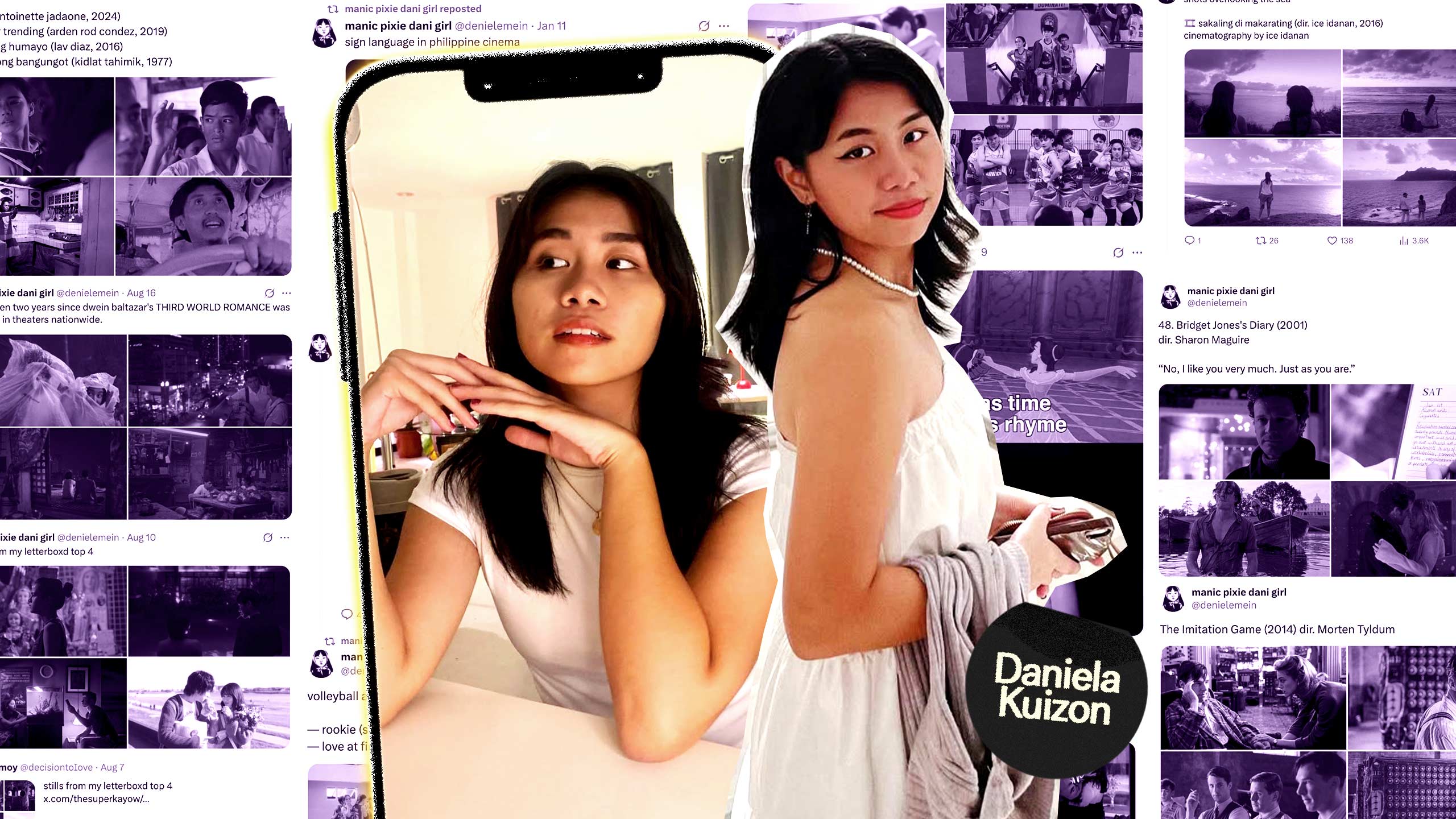 Protektado: Kilalanin ang Gen Z Filipina sa Likod ng Manic Pixie Dani Girl, aka ang iyong fave filipino movie twitter account