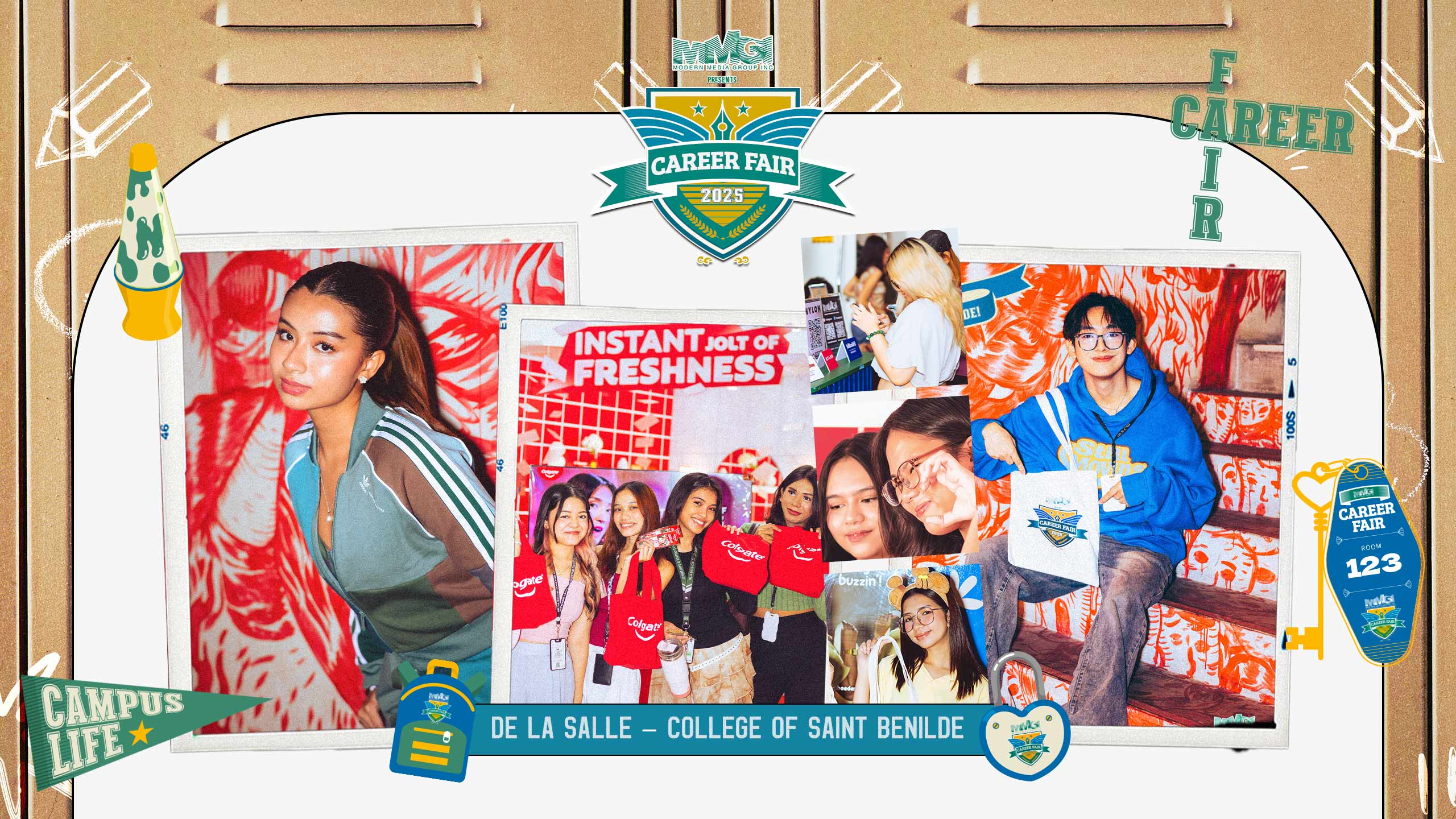 Sa loob ng MMGI Career Fair sa De La Salle-CSB